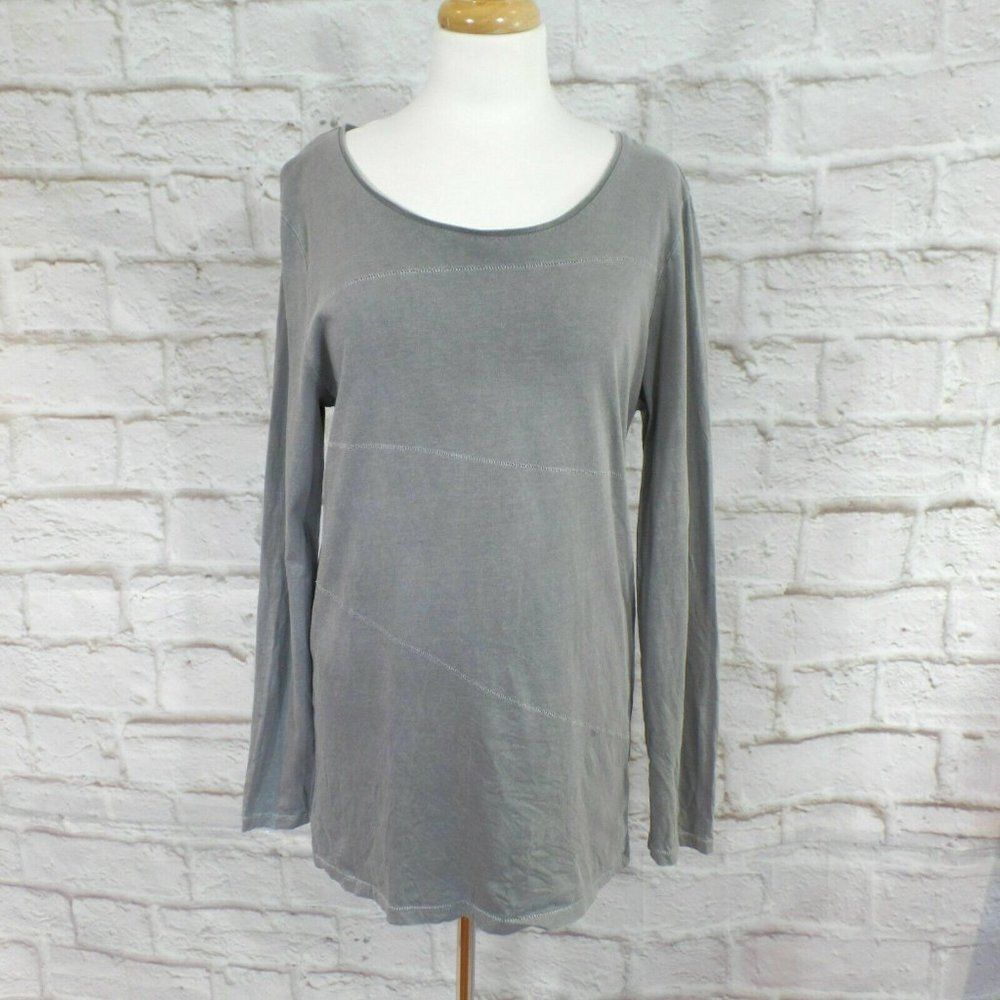 Asos Women’s size M Gray Seamed Long Sleeve Tunic Top